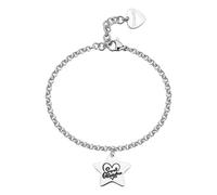 Bracciale Donna Acciaio Stella Nonna con Frase Ti Voglio Bene - Sagapo SBY038