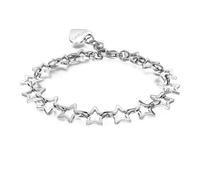 Bracciale Donna Acciaio Stelle Sagapo Regolabile Regalo Lei SRL11