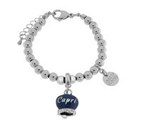 Bracciale Donna ANIMA AZZURRA in Acciaio Silver AMO CAPRI codice 3170576