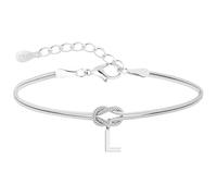 Bracciale Donna Argento 925 Con Iniziali, Bracciale Nodo Bracciali Eternal Infinity, Bracciali Donna 26 Lniziale A-Z, Regalo Signora Regalo Amica L