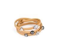 Bracciale Donna BROSWAY VERTIGO BVR14 Pelle Marrone Doppio Giro