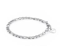 Bracciale Donna Catena Grumetta Acciaio 316L Sagapò SHK13 Moderno