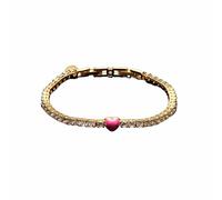 BRACCIALE TENNIS CHIARA FERRAGNI CUORICINO FUCSIA
