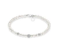 Bracciale Donna COMETE FILI DI PERLE ACQUADOLCE ORO SFERE DIAMANTATE codice BRQ1