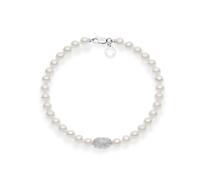 Bracciale Donna COMETE LOVE STORIES PERLE ORO SFERA DIAMANTATA codice BRQ283