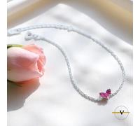 BRACCIALE DONNA CON CUORE ROSSO ARGENTO 925 RODIATO FIDANZATA MOGLIE AMORE