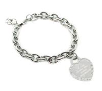 Bracciale Donna con frase Amore Amicizia Braccialetto con Cuore e Scritta