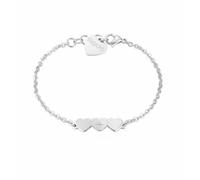 Bracciale Donna Cuore In Acciaio Sagapo Amore Bracelet A Maglia SRI13 S'agapo