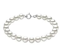 Bracciale FILI DI PERLE ACQUADOLCE ORO BRQ110AM Comete Donna Oro Bianco 750, Argento 925