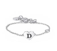 Bracciale Donna Gioiello Sagapò Click Lettera D offerta trendy cod. SCK121