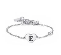 Bracciale Donna Gioiello Sagapò Click Lettera E offerta trendy cod. SCK122