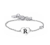 Bracciale Donna Gioiello Sagapò Click Lettera R offerta trendy cod. SCK134