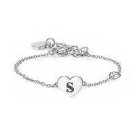 Bracciale Donna Gioiello Sagapò Click Lettera S offerta trendy cod. SCK135