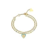 BRACCIALE DONNA GUESS all you need is love bracciale YLW GOLD/TURQUOISE
