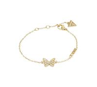 Guess Elegante bracciale placcato oro con farfalla Chrysalis JUBB04110JWYG 18,5 cm