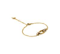 GUESS braccialetto Oh My G Logo & Crystals Bracelet S Yellow Gold