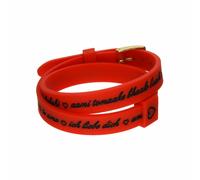 Bracciale Donna il mezzometro I LOVE YOU GOLD - BRACCIALE IN SILICONE/SILICON