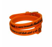 Bracciale Donna il mezzometro I LOVE YOU GOLD - BRACCIALE IN SILICONE/SILICON