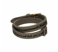 Bracciale Donna il mezzometro I LOVE YOU GOLD - BRACCIALE IN SILICONE/SILICON