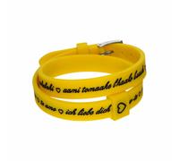Bracciale Donna il mezzometro I LOVE YOU SILVER - BRACCIALE IN SILICONE/SILIC