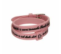 Bracciale Donna il mezzometro I LOVE YOU SILVER - BRACCIALE IN SILICONE/SILIC