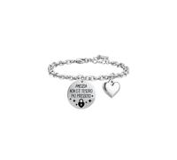 BRACCIALE DONNA IN ACCIAIO AMICIZIA NON C'E' TESORO PIù PREZIOSO