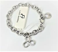 Bracciale donna in acciaio con trifoglio Luca Barra BK930