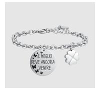 BRACCIALE DONNA IN ACCIAIO IL MEGLIO DEVE ANCORA VENIRE