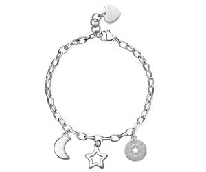 Bracciale Donna Incoraggiamento Pensiero da Regalo Stella Acciaio S'agapo SHAR11