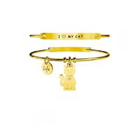 Bracciale Donna KIDULT ANIMAL PLANET 231631 Acciaio Gold Dorato Gatto F.P.
