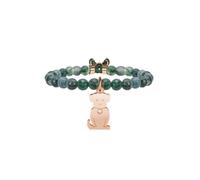 KIDULT - Bracciale agata e acciaio 316L Pvd Rosè | Animal Planet