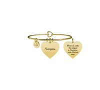 KIDULT - Bracciale in acciaio 316L e Pvd Gold | Family