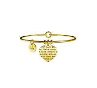 Bracciale Donna KIDULT LOVE 231607 Acciaio inossidabile Gold Dorato Cuore F.P.