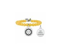 Bracciale Donna KIDULT SPIRITUALITY 231497 Acciaio Giada Giallo Chakra F.P.