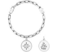 KIDULT - Bracciale in acciaio 316L cristalli | Symbols