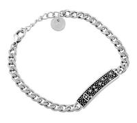 Bracciale Donna Liu Jo Chain LJ1708 Acciaio Catena con Targhetta + Zirconi