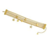 Bracciale Donna LIU JO Luxury LJ1210 Acciaio Gold Dorato Swarovski Multifilo