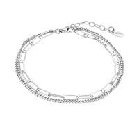 Bracciale Donna Lotus Silver in Argento a Doppia Catena LP3501-2/1