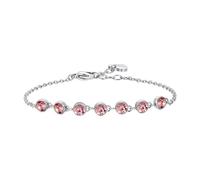 Bracciale Donna Luca Barra BK2696 In Acciaio Con Cristalli Rosa