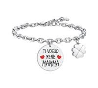 Bracciale Donna Luca Barra BK2836 Con Scritta Ti Voglio Bene Mamma