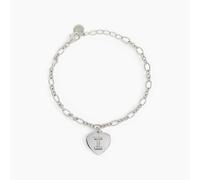 Bracciale Donna MABINA 533509I Argento 925 Cuore Iniziale Lettera I