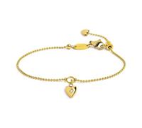 Bracciale Donna Marlù 18BR214G catena a sfere con cuore con zircone Oro