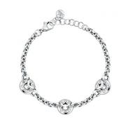 Bracciale Donna Morellato Bagliori SAVO10 Acciaio Brillanti Bianchi