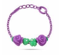 BRACCIALE DONNA MORELLATO COLOURS,4 CHARMS,SABZ158,CUORE,QUADRIFOGLIO E ROSE