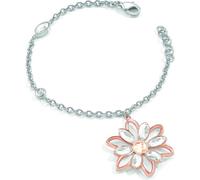 BRACCIALE DONNA MORELLATO FIOREMIO,DIAMANTE,SABK28,ACCIAIO ORO ROSA E CRISTALLI