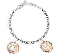 Bracciale Donna Morellato Madagascar SATF06 Acciaio Oro Rosa Animalier con Tigre