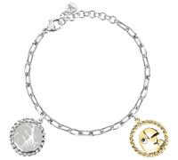 Bracciale Donna Morellato Madagascar SATF07 Acciaio Bicolore Foglia Pappagallo