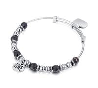 Bracciale Donna Rigido Sagapo Acciaio Stella Luna Cuore Quadrifoglio Farfalla