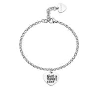 Bracciale Donna Sagapo Acciaio Amicizia Mamma Maestra Nonna Frase Cane Gatto