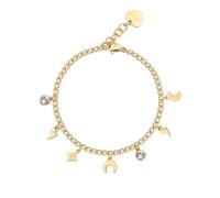 Bracciale Donna Sagapo Cuori Stelle Acciaio Dorato Message SSG11 SSG14 SSG16